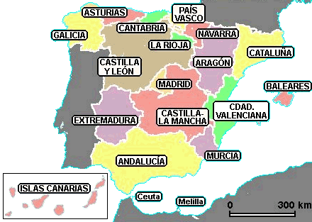 spain click map pictures
