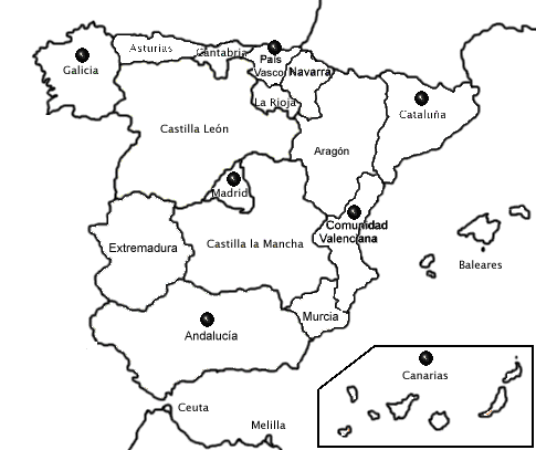 spain map